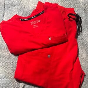 Fabletics Vivid Red Medical Set